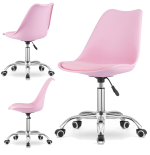 Krzesło obrotowe VIENA - róż