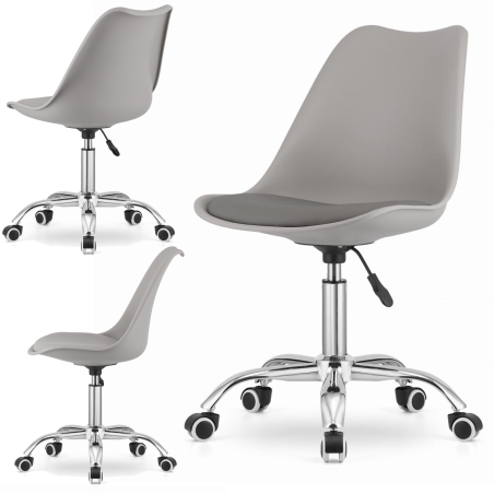 Krzesło obrotowe VIENA - szare