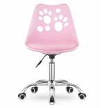Krzesło obrotowe RENO - róż