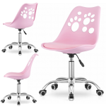 Krzesło obrotowe RENO - róż