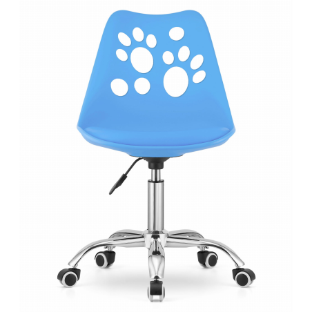 Krzesło obrotowe RENO - niebieskie