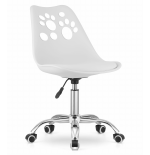 Krzesło obrotowe RENO - białe