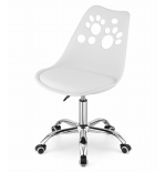 Krzesło obrotowe RENO - białe
