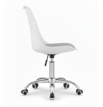 Krzesło obrotowe RENO - biało-szare