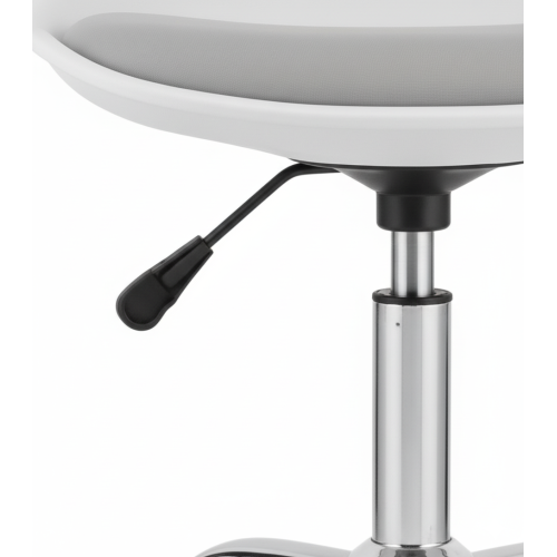 Krzesło obrotowe RENO - biało-szare