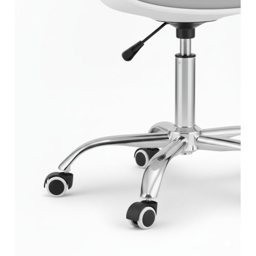 Krzesło obrotowe RENO - biało-szare