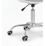 Krzesło obrotowe RENO - biało-szare