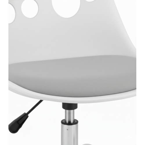 Krzesło obrotowe RENO - biało-szare