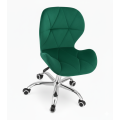 Krzesło obrotowe RIVELLO VELVET DARK GREEN
