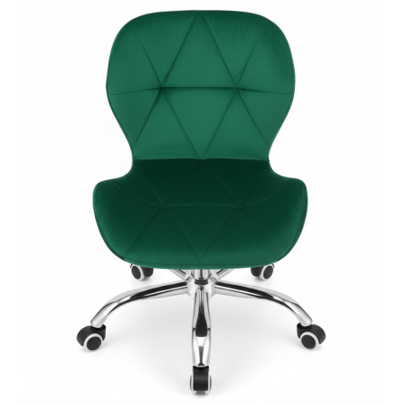 Krzesło obrotowe RIVELLO VELVET DARK GREEN