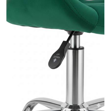 Krzesło obrotowe RIVELLO VELVET DARK GREEN