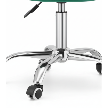 Krzesło obrotowe RIVELLO VELVET DARK GREEN