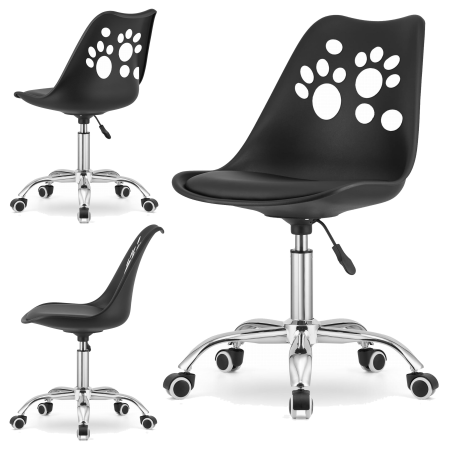 Krzesło obrotowe RENO- czarne