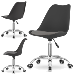 Krzesło obrotowe VIENA - CZARNO-SZARE