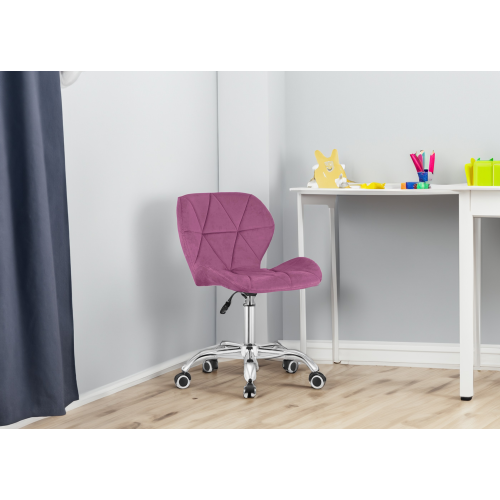 Krzesło obrotowe RIVELLO VELVET PURPLE