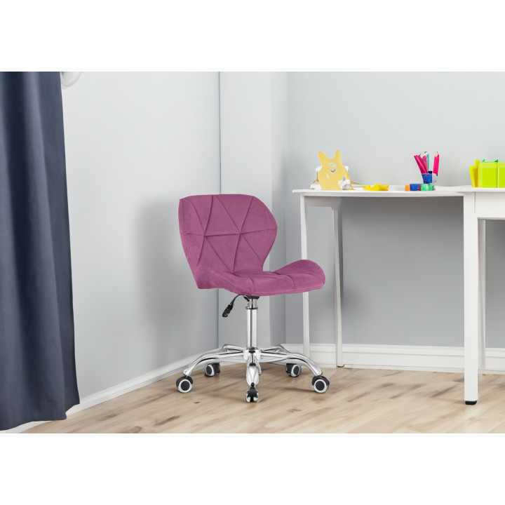 Krzesło obrotowe RIVELLO VELVET PURPLE