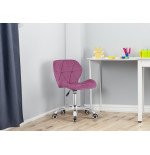 Krzesło obrotowe RIVELLO VELVET PURPLE