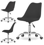 Krzesło obrotowe Dla dziecka Pracownia VIENA - CZARNE