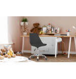 Krzesło obrotowe Dla dziecka Pracownia VIENA - CZARNE