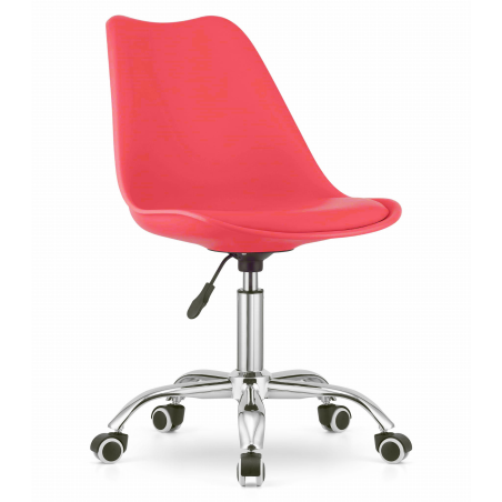 Krzesło obrotowe Dla dziecka Pracownia VIENA CZERWONE