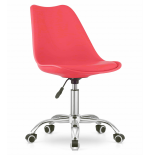 Krzesło obrotowe Dla dziecka Pracownia VIENA CZERWONE