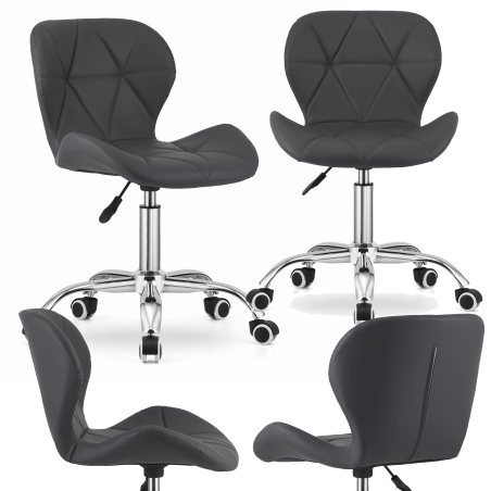 Krzesło obrotowe RIVELLO - ciemno szare