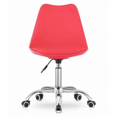 Krzesło obrotowe Dla dziecka Pracownia VIENA CZERWONE