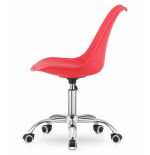 Krzesło obrotowe Dla dziecka Pracownia VIENA CZERWONE