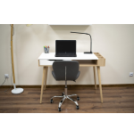 Krzesło obrotowe RIVELLO - ciemno szare