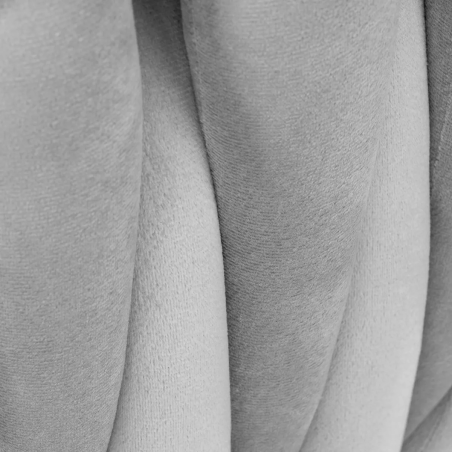 Krzesło Fotel do salonu IMPERIA welur Szary GLAMOUR LOFT 1 szt.