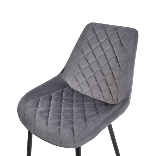 Krzesło do jadalni salonu cowboy vintage LAGOS szary 1 szt.