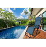 Leżak wzmacniany ZERO GRAVITY szary