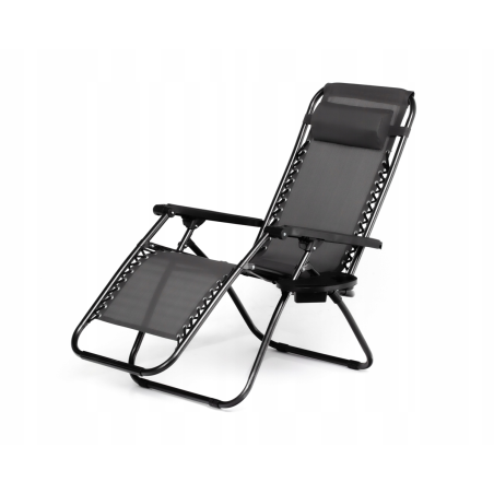 Leżak wzmacniany ZERO GRAVITY szary