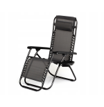 Leżak wzmacniany ZERO GRAVITY szary