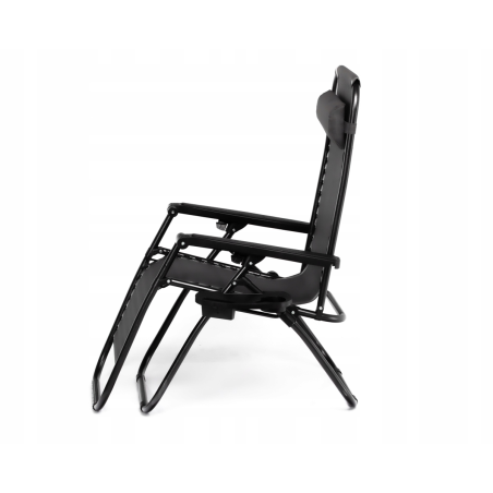 Leżak wzmacniany ZERO GRAVITY szary