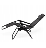 Leżak wzmacniany ZERO GRAVITY szary