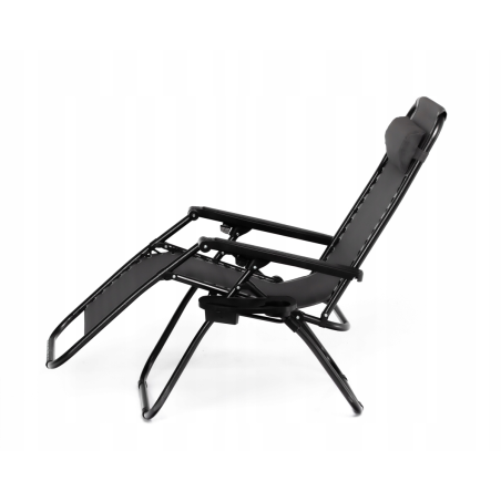 Leżak wzmacniany ZERO GRAVITY szary