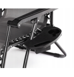 Leżak wzmacniany ZERO GRAVITY szary