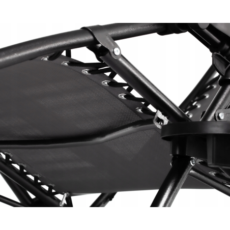 Leżak wzmacniany ZERO GRAVITY szary