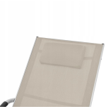 Elegancki nowoczesny Leżak leżanka EDEN Szary