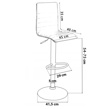 Hoker regulowany Estero brązowy Eco