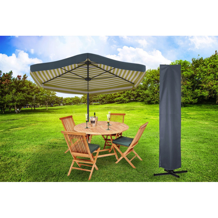 Pokrowiec ogrodowy na parasol 192 x 44 x 192 cm czarny