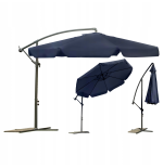 Parasol z wysięgnikiem błękity i granat 3M