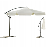 Parasol z wysięgnikiem beże i brąz 3M CASABLANCA
