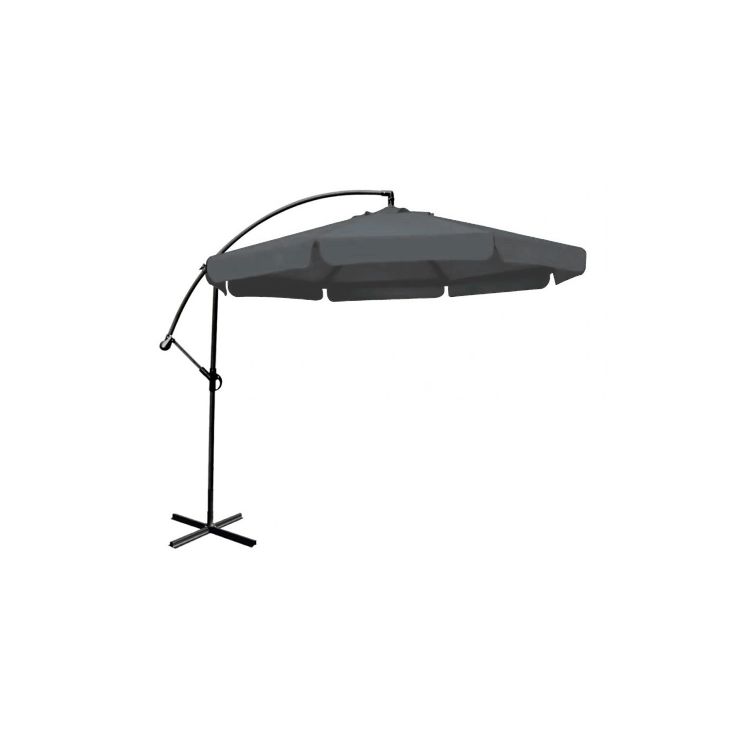 Parasol z wysięgnikiem 3M SZARY