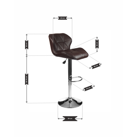 Hoker barowy Sevilla brązowy