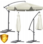 Parasol z wysięgnikiem beże i brąz 3M CASABLANCA