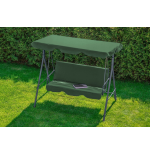 Huśtawka ogrodowa 3 osobowa zielona