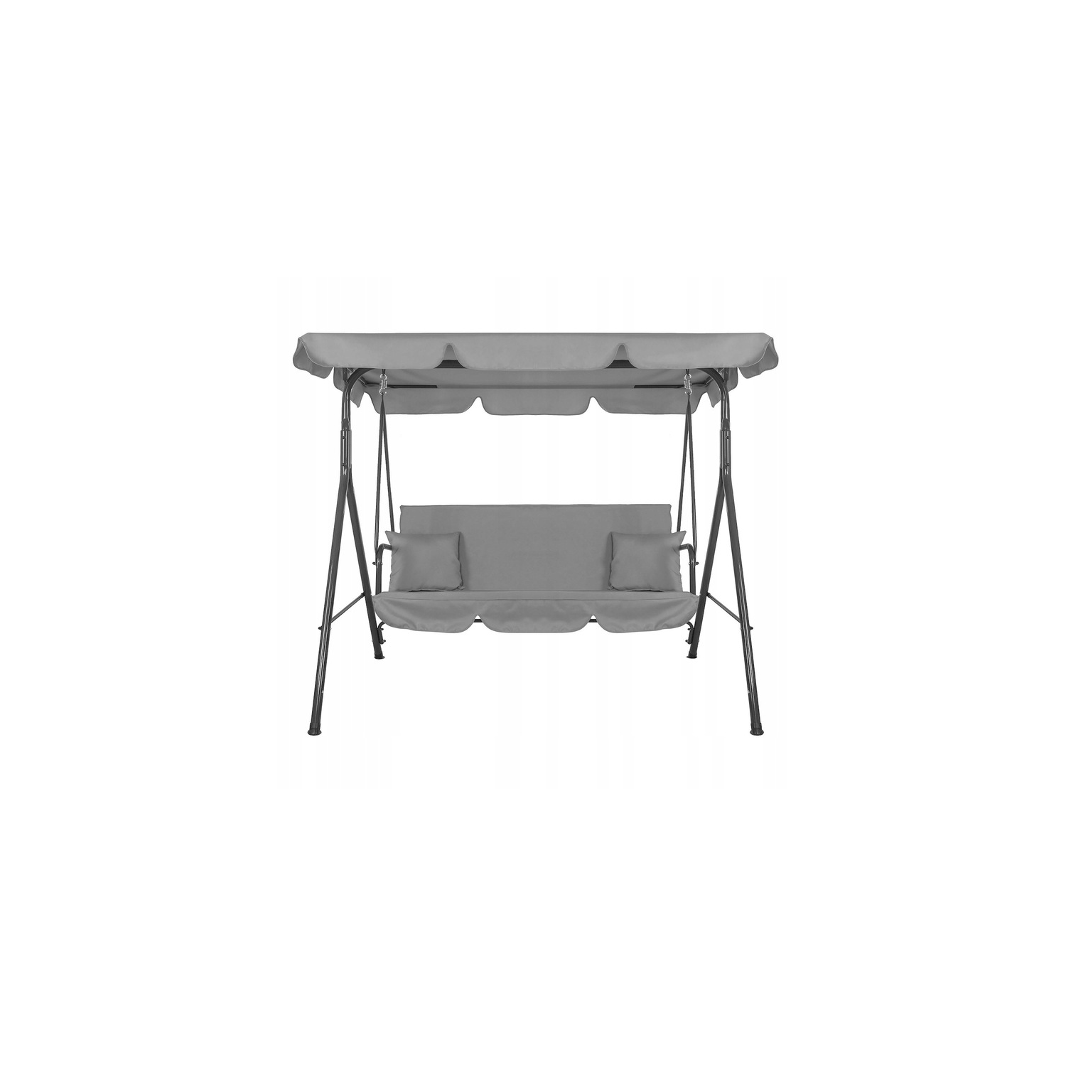 HIT Huśtawka ogrodowa 3os szara