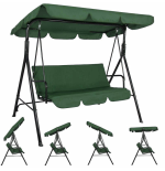 Huśtawka ogrodowa 3 osobowa zielona